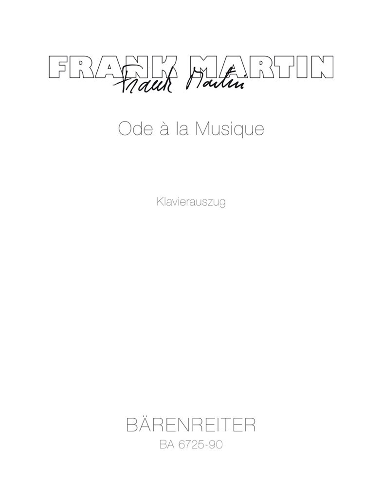 Ode a la Musique