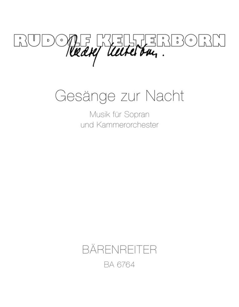 Gesange zur Nacht