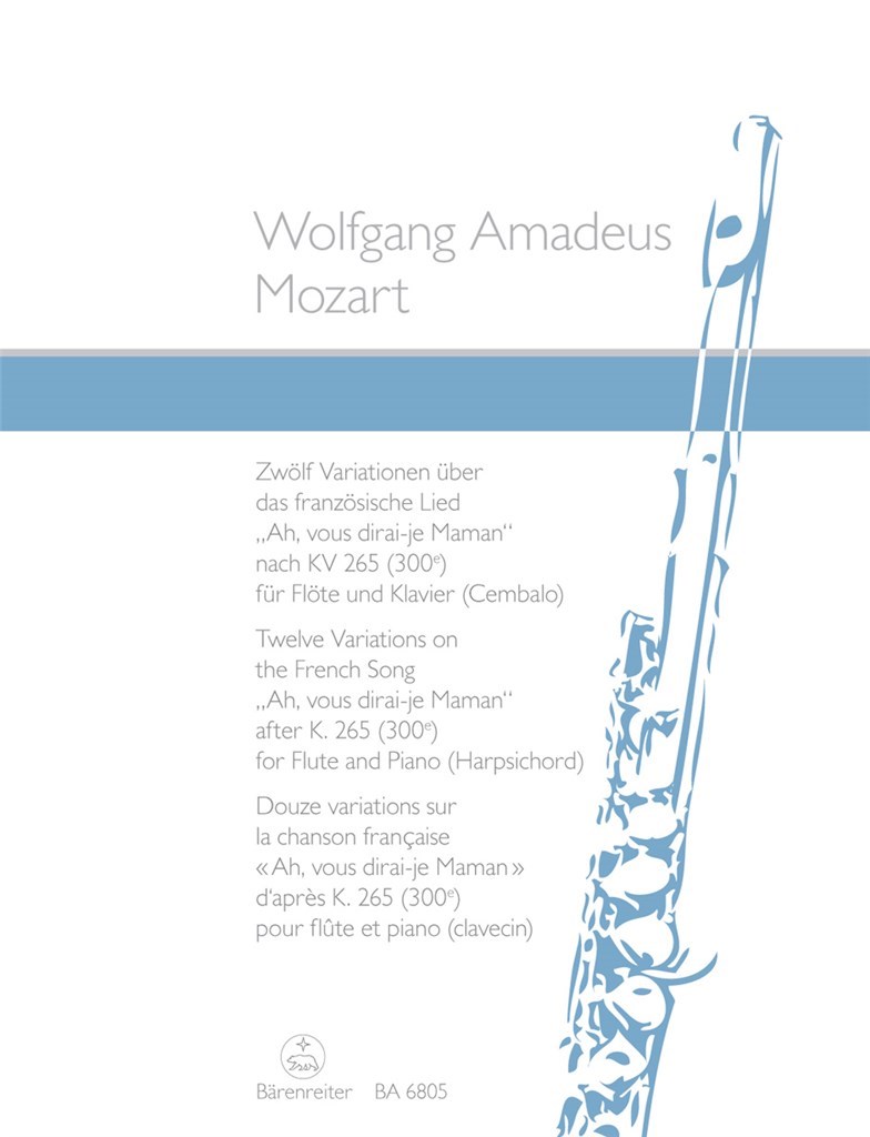 Variations 12 K265 Flute-piano
