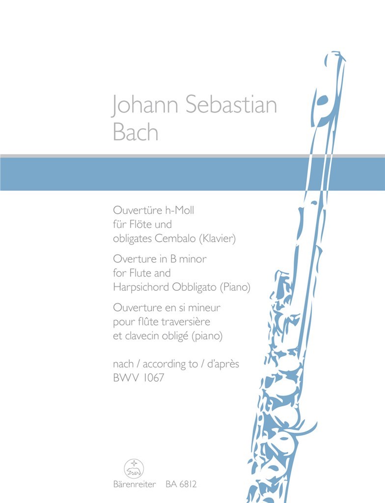 Orchestral Suite 2 BWV1067 Flute & Piano