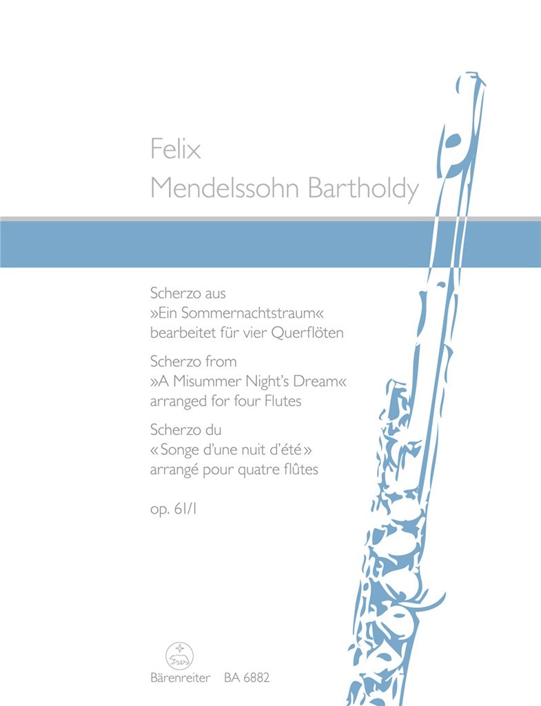 Scherzo Midsummer Nights Dream 4 Flutes