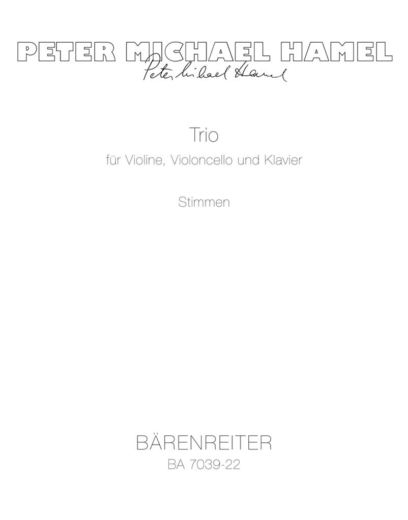 Trio in drei Satzen
