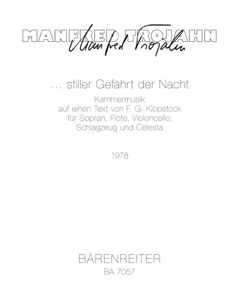 stiller Gefahrt der Nacht