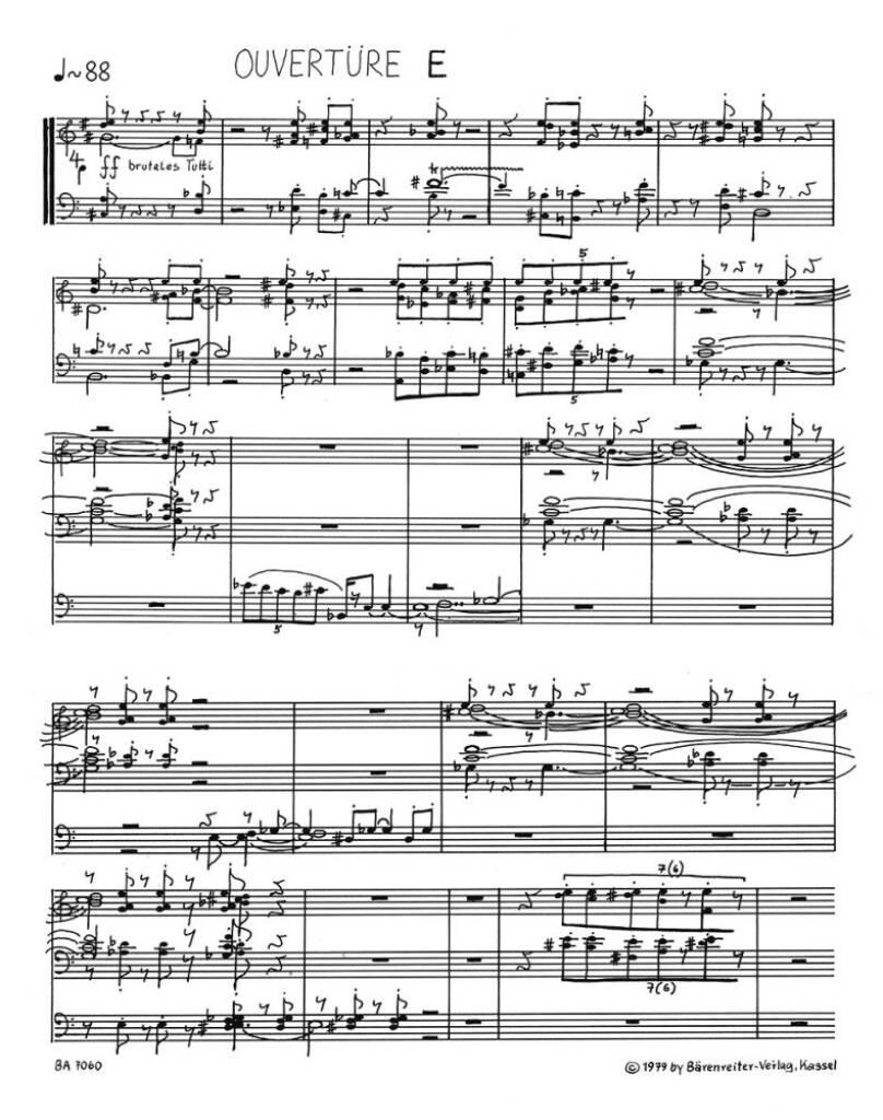 Orgelkonzert in drei Satzen for Solo Organ