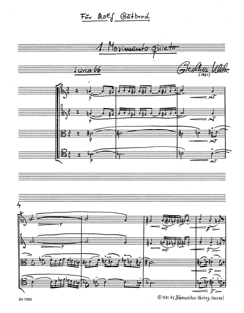 String Quartet
