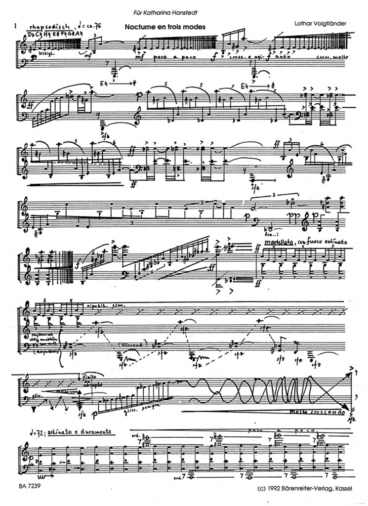 Nocturne en trois modes