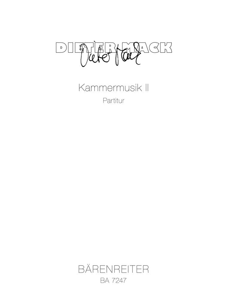 Kammermusik II