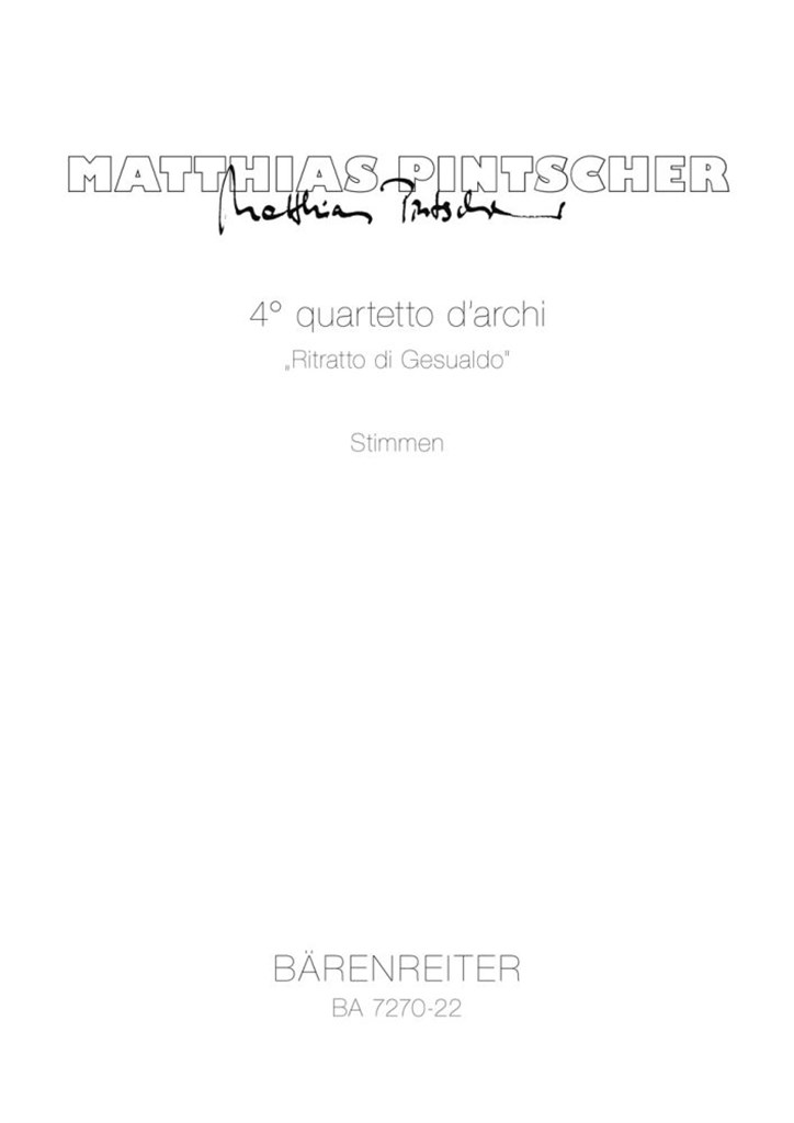 4. quartetto darchi -Ritratto di Gesualdo