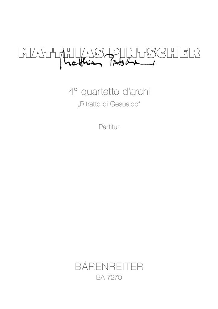 4. quartetto darchi -Ritratto di Gesualdo
