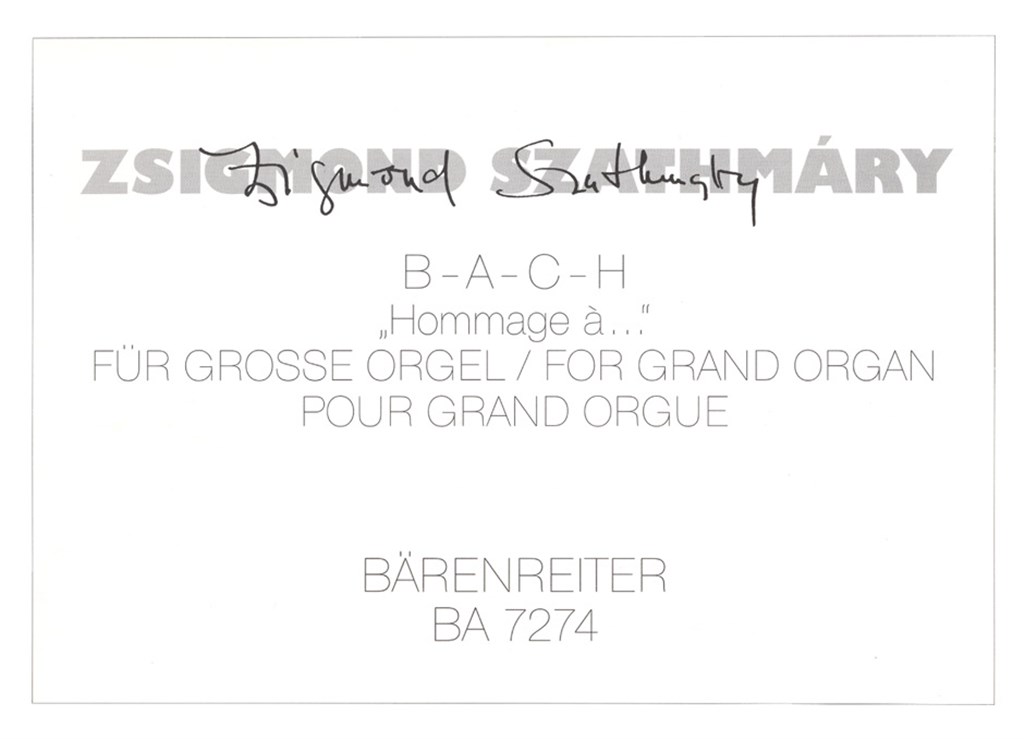 B-A-C-H Hommage a .