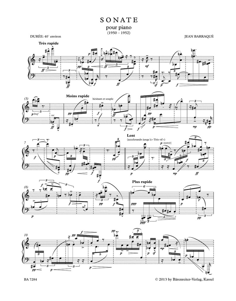 Sonate pour Piano