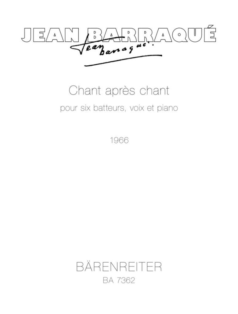 Chant apres chant