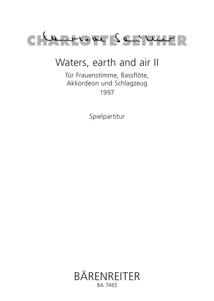 Waters, earth and air II