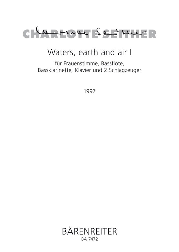 Waters, earth and air I