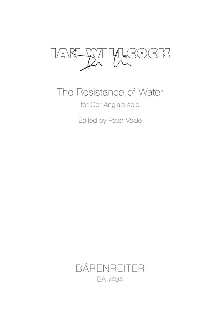 The Resistance of Water