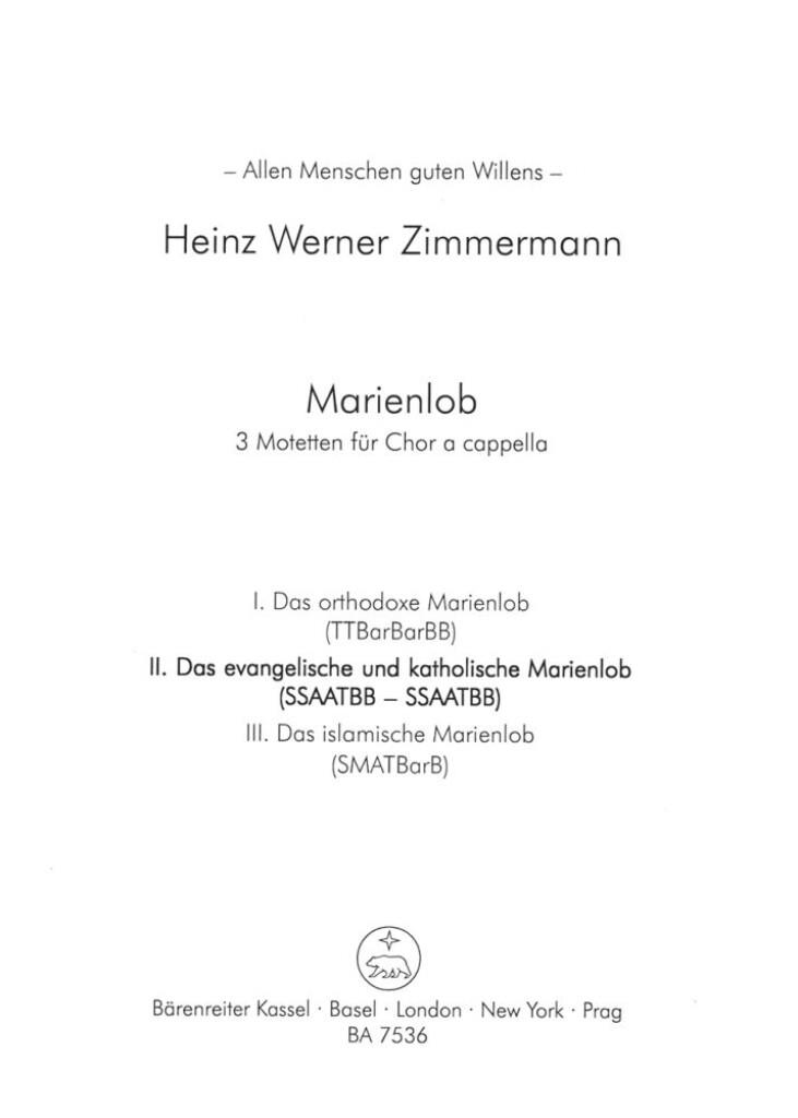 Marienlob: II