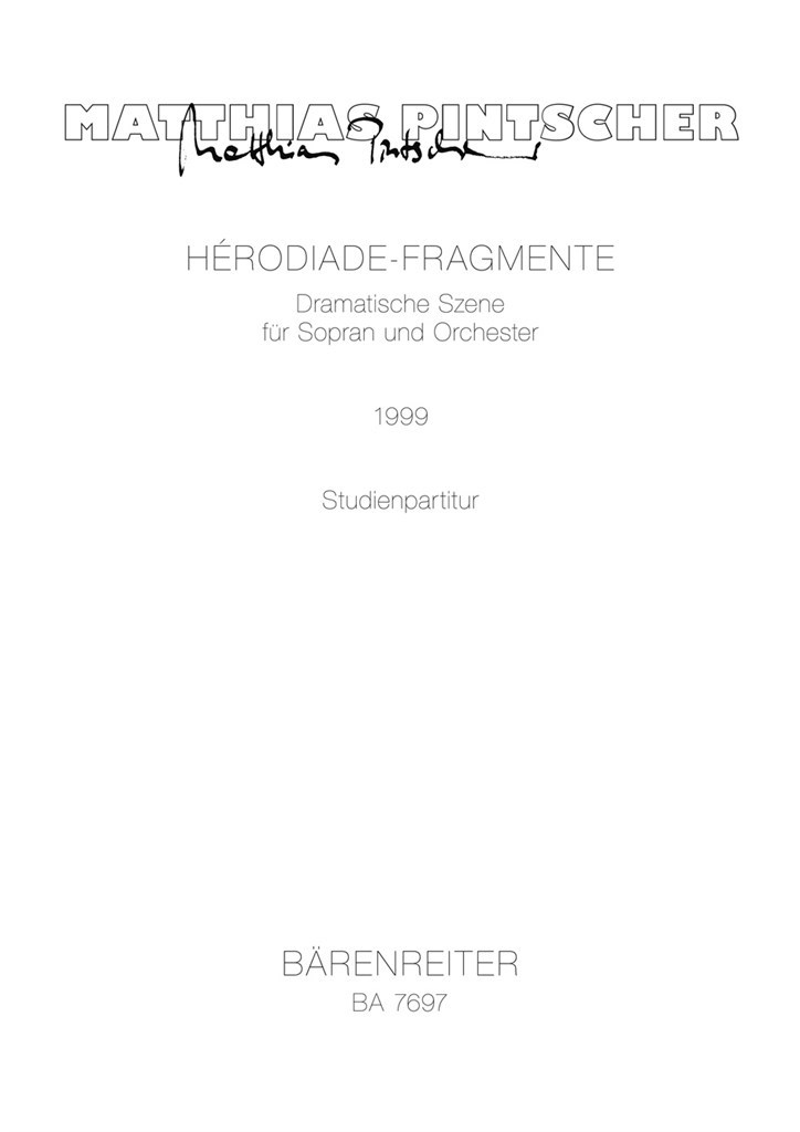 Herodiade-Fragmente