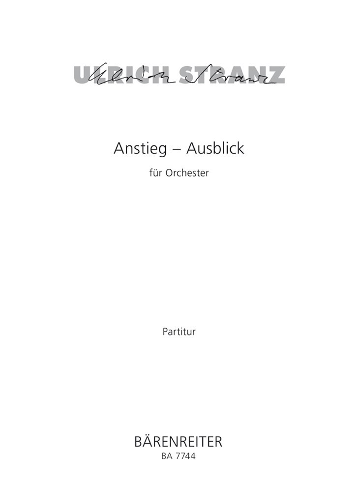 Anstieg - Ausblick