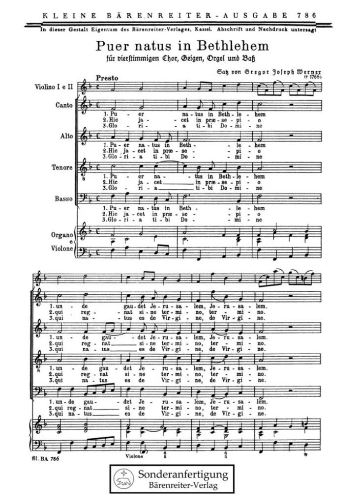 Puer natus in Bethlehem