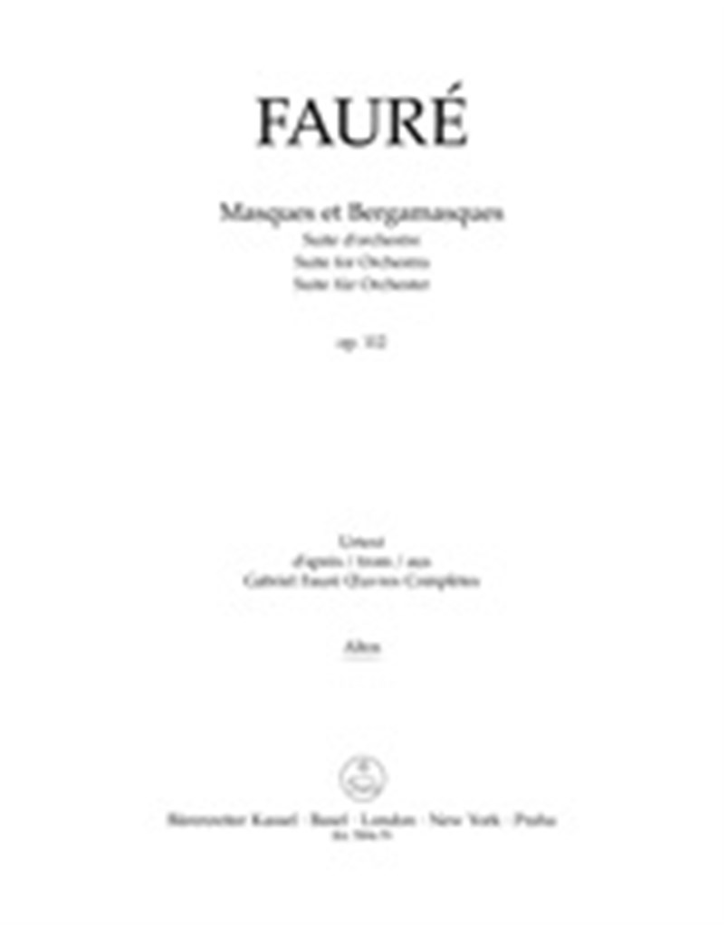 Masques et Bergamasques op. 112