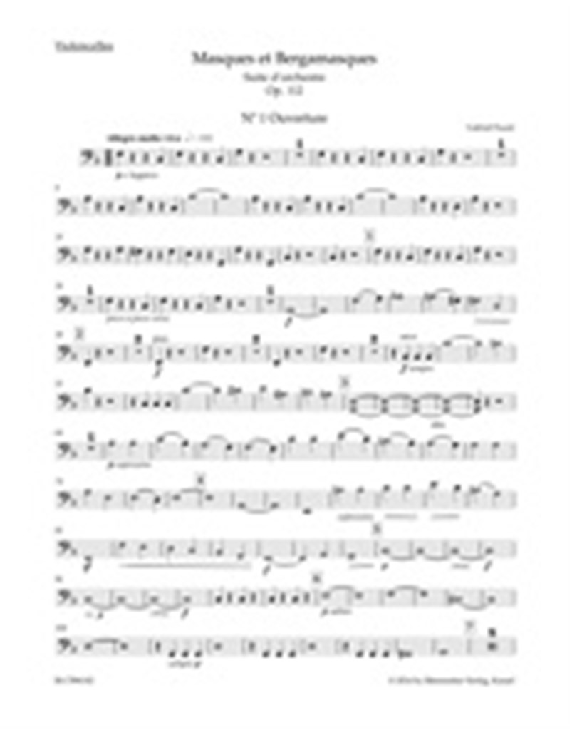 Masques et Bergamasques op. 112