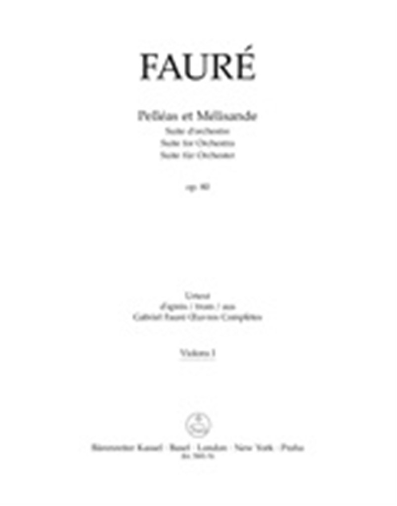 Pelléas et Mélisande op. 80
