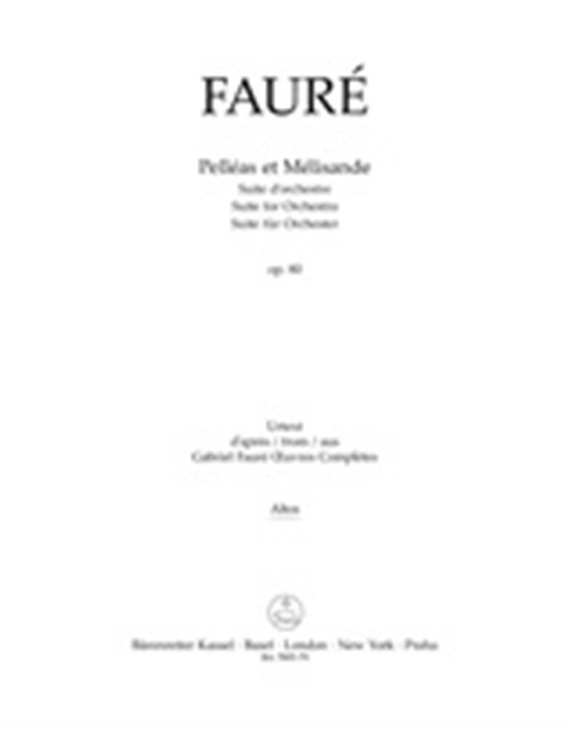 Pelléas et Mélisande op. 80