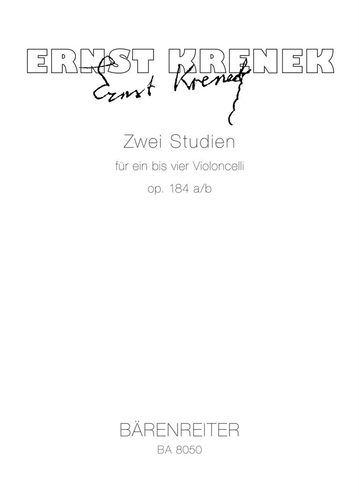 2 Studies 1-4 Cellos