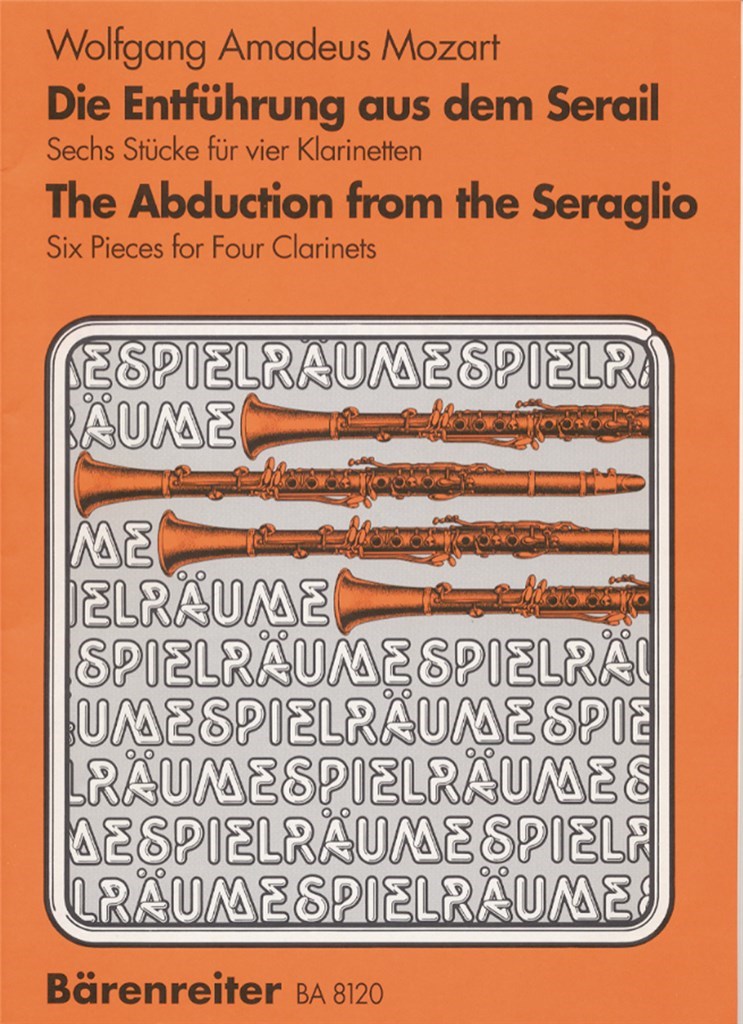 Abduction From Seraglio 4 Clarinets
