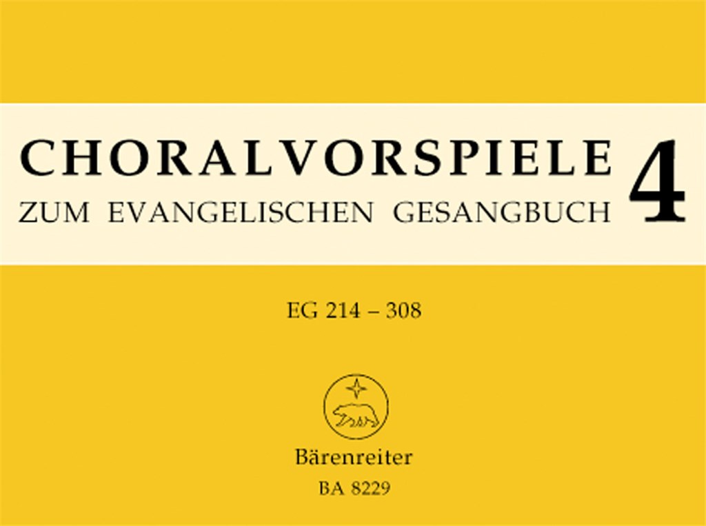 Chorale Preludes Evangelical Hymnal Bk4