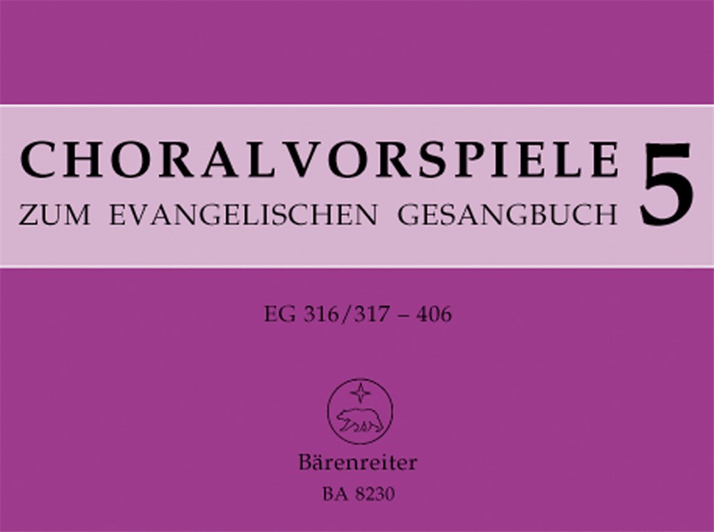 Chorale Preludes Evangelical Hymnal Bk5