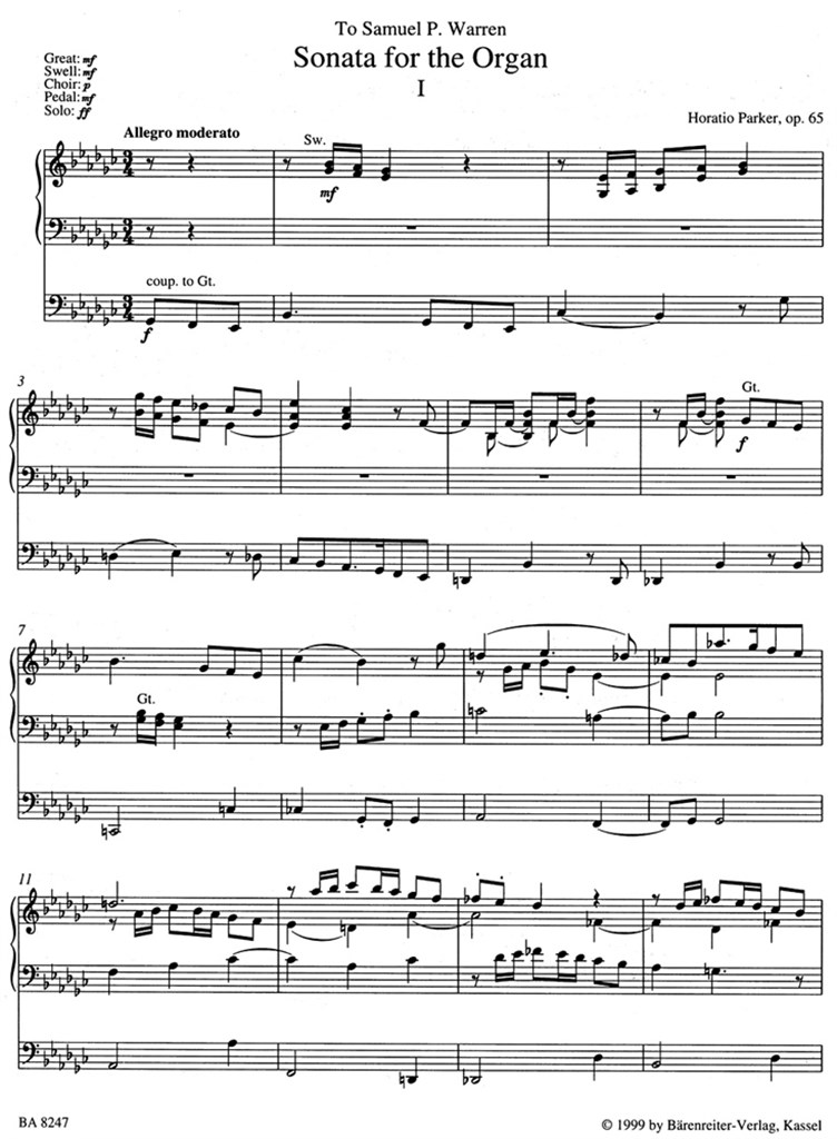 Sonata e flat minor op. 65