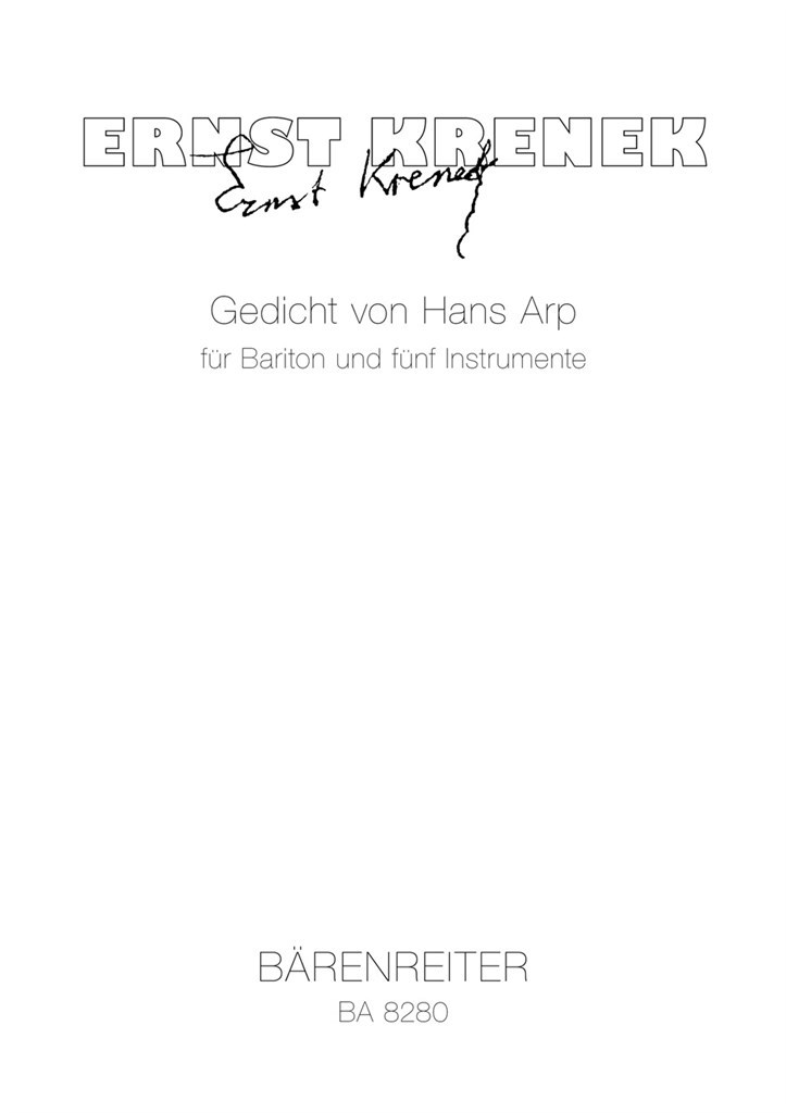 Gedicht von Hans Arp