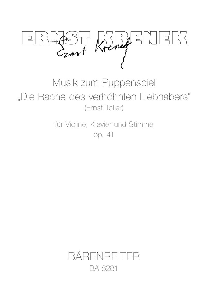Musik zum Puppenspiel Die Rache des verhohnten.