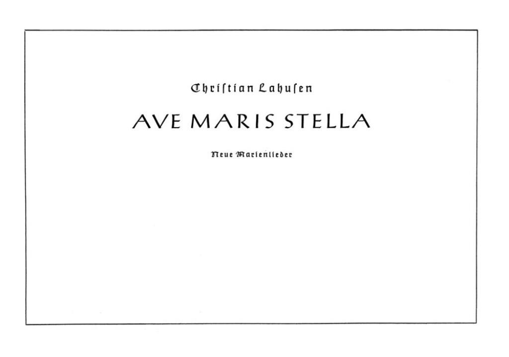 Ave Maris Stella