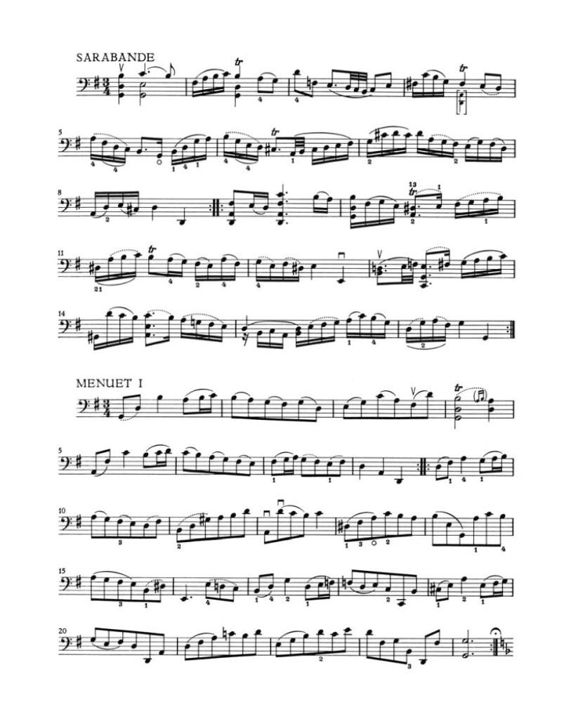 Suite I for Violoncello solo BWV 1007