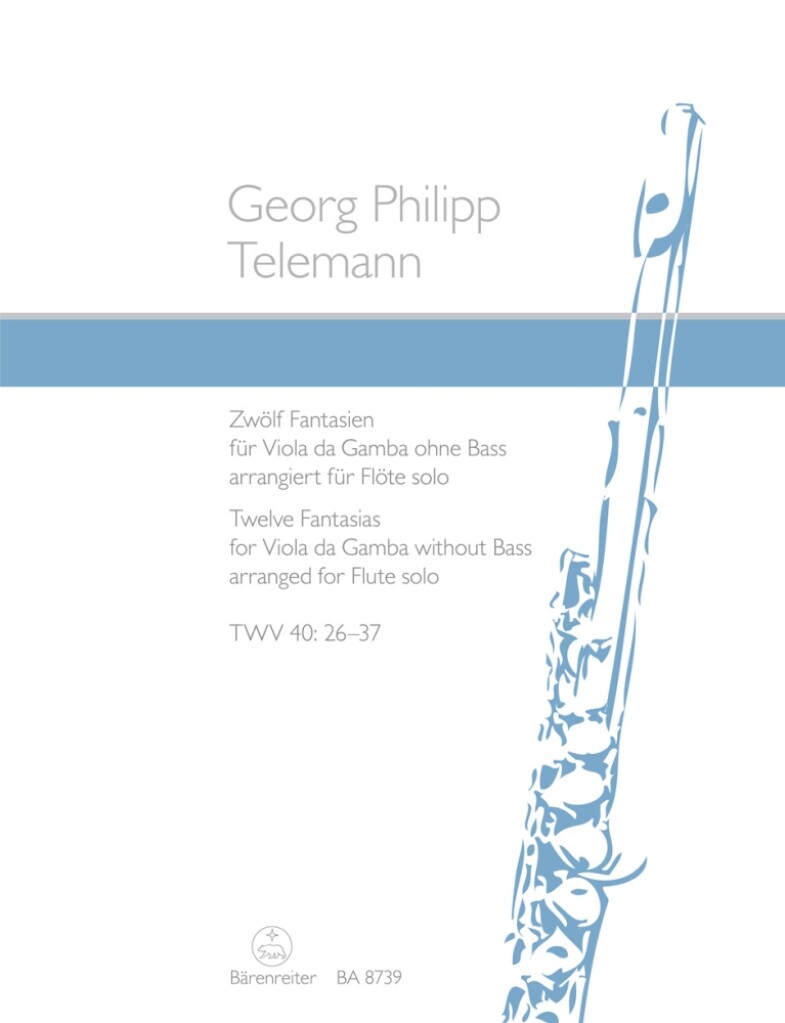 Twelve Fantasias for Viola da gamba without Bass