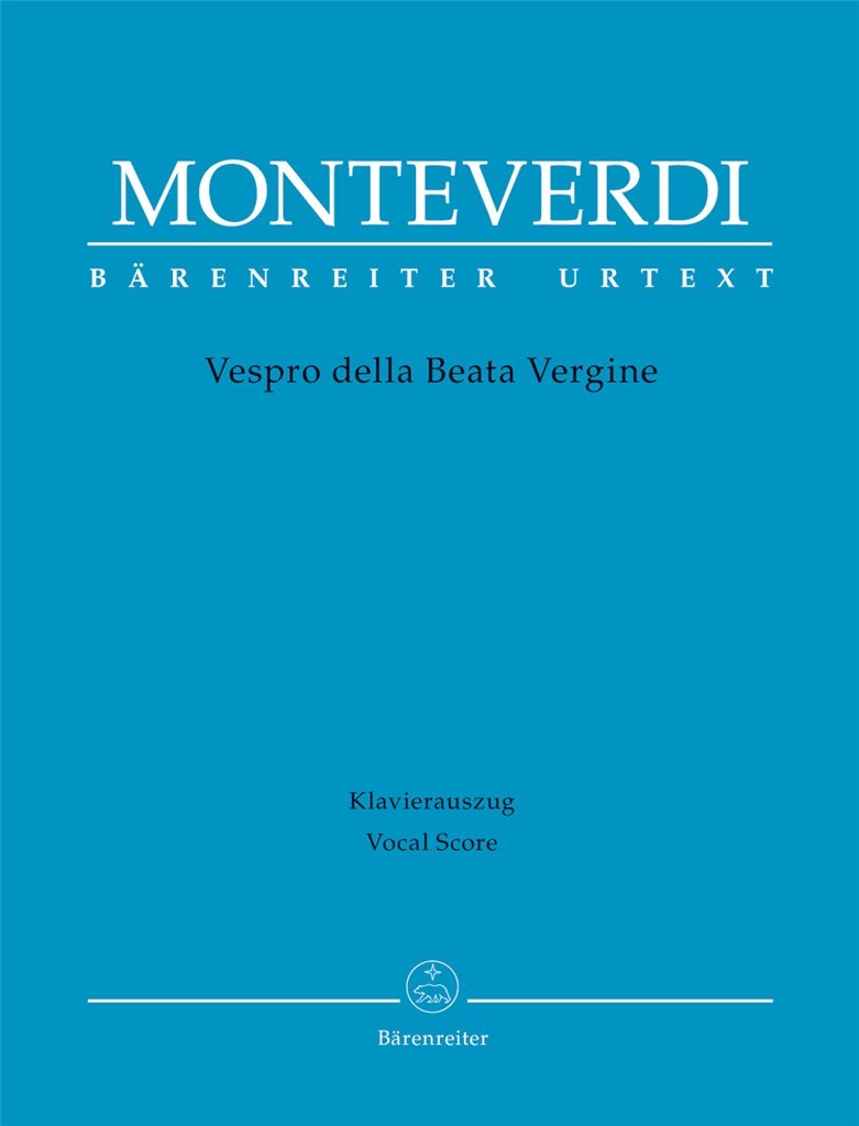 Vespro Della Beata Vergine 'Marienvesper'
