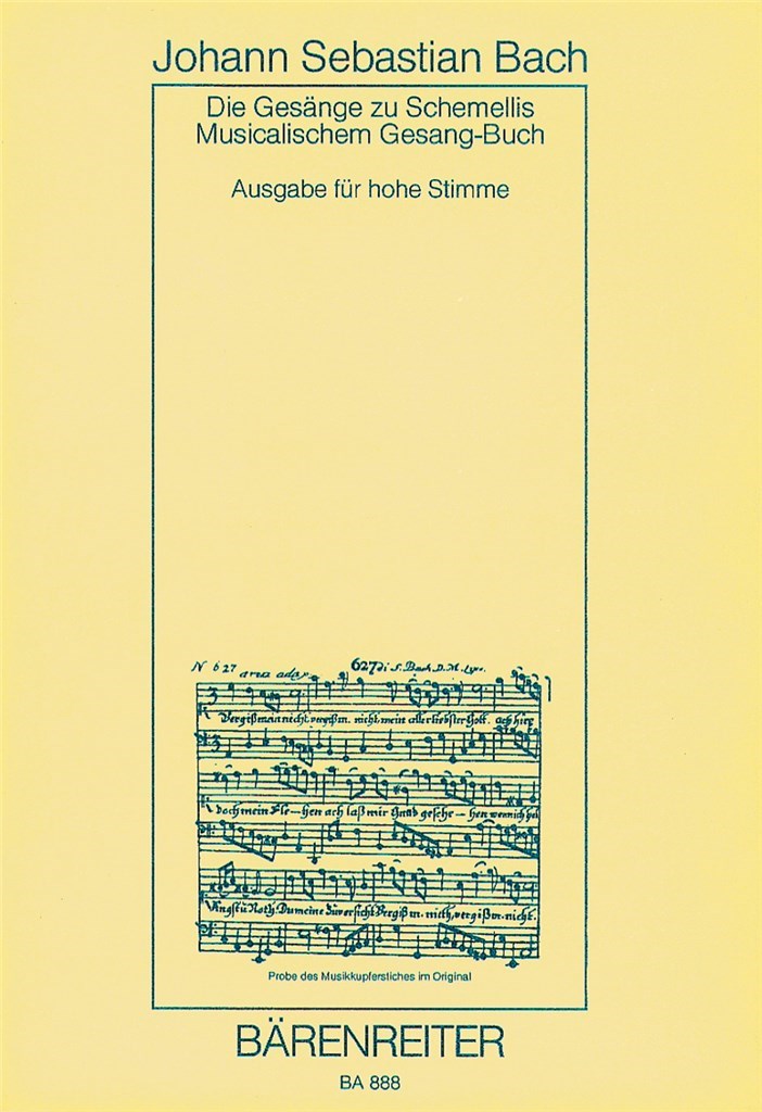 Schemelli Gesangbuch High Voice