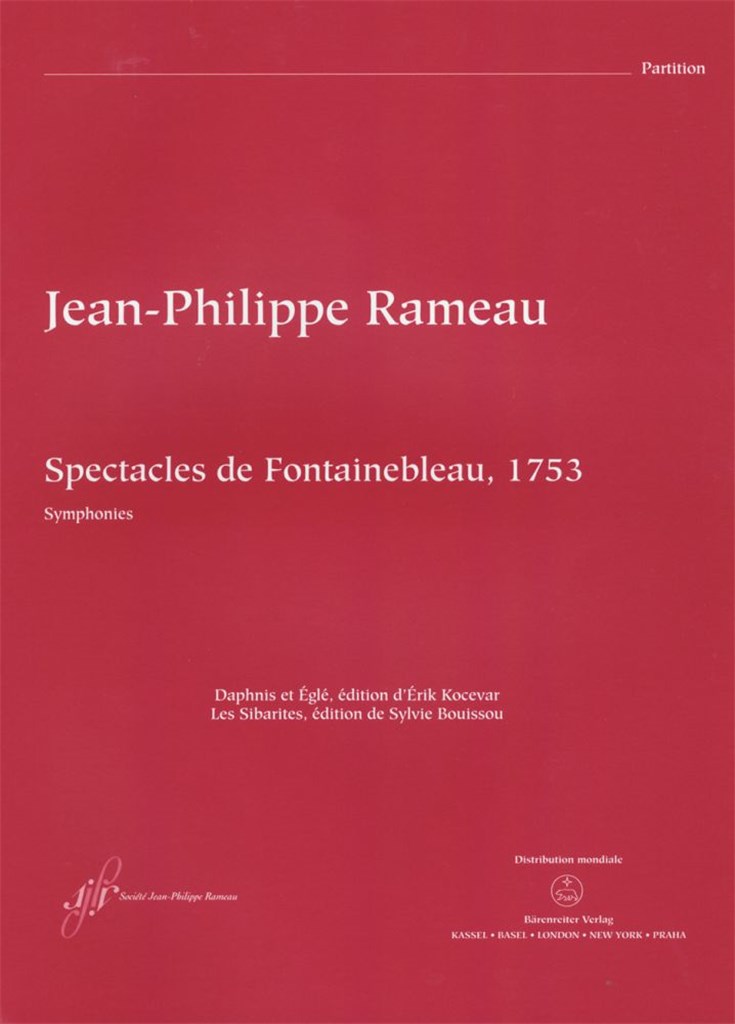 Spectacles De Fontainebleau 1753