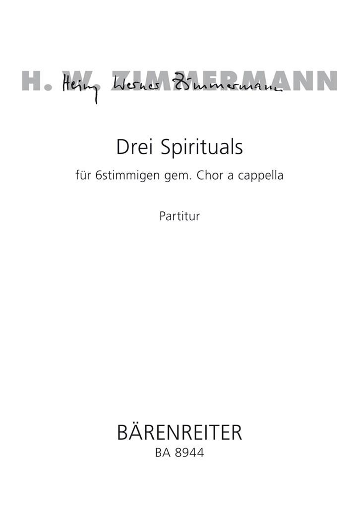 Drei Spirituals
