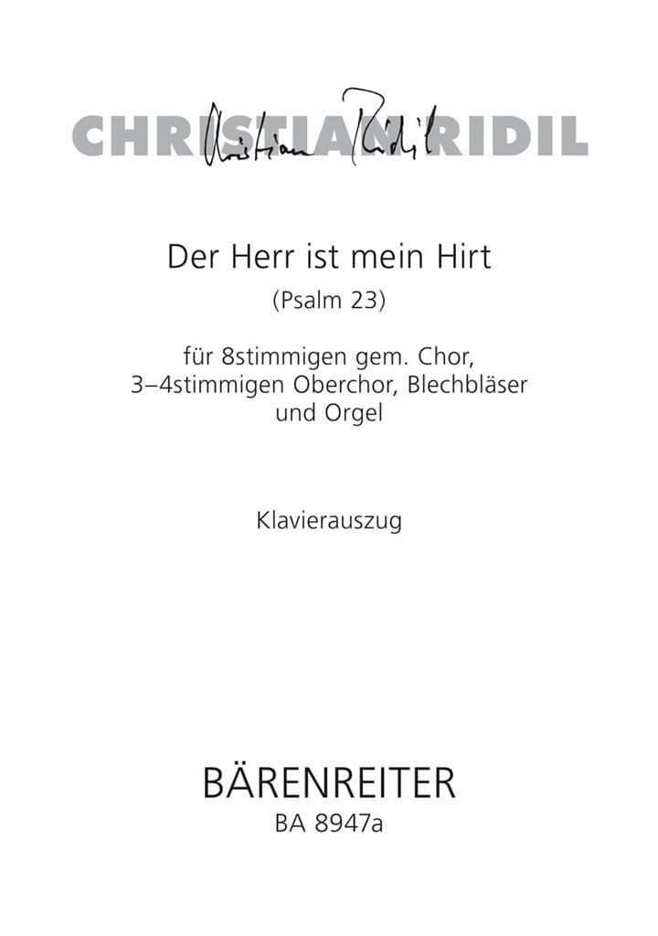 Der Herr ist mein Hirt