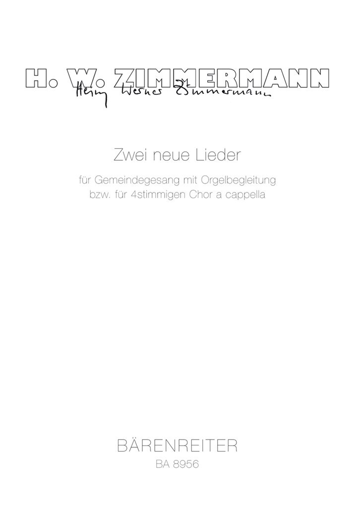 Zwei neue Lieder