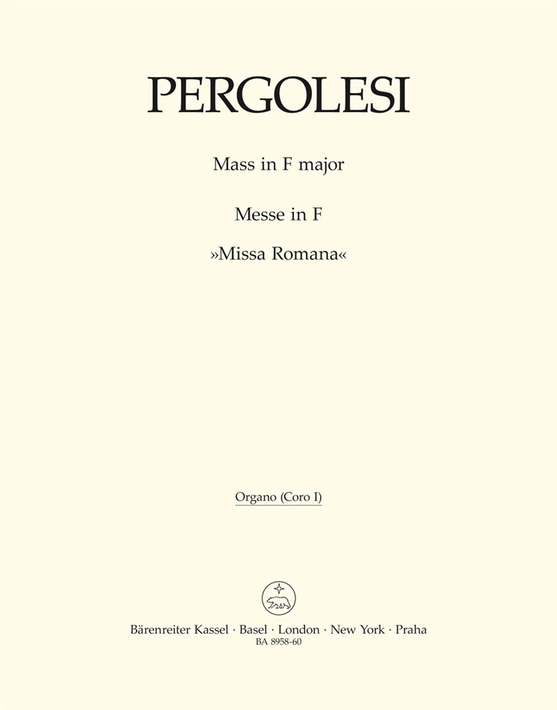 Mass in F major - Missa Romana