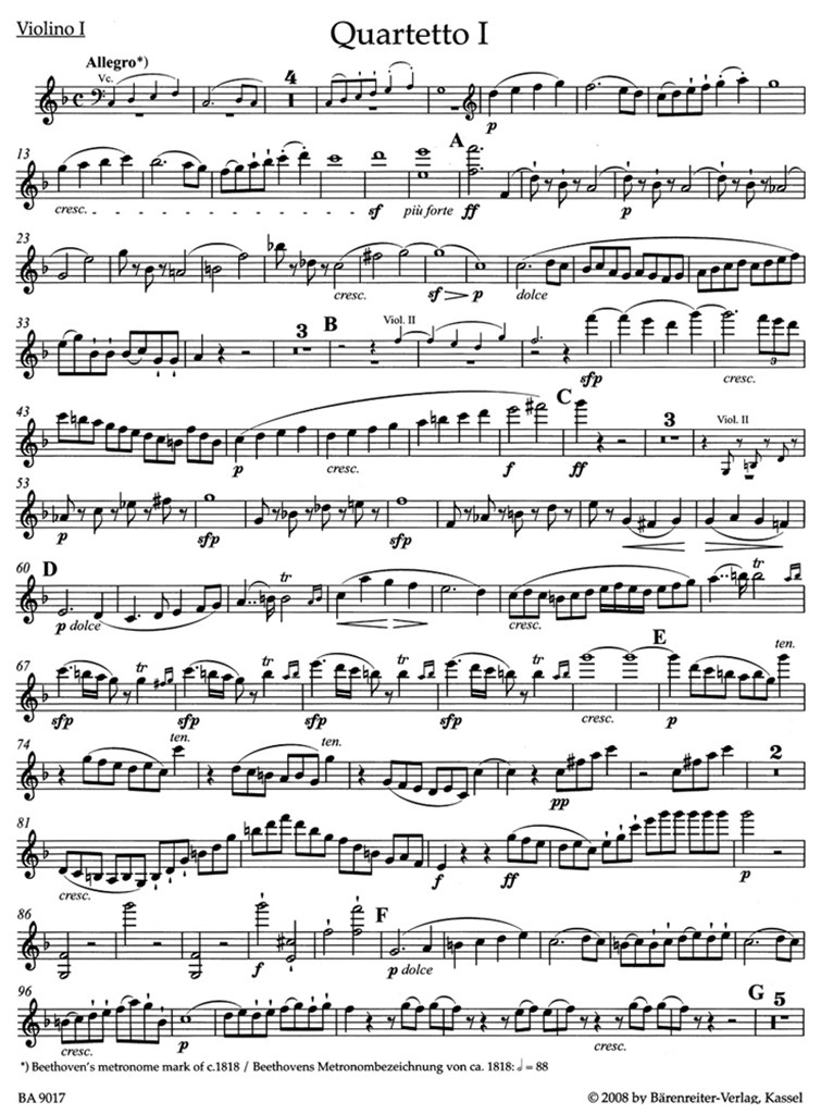 Streichquartet Op.59