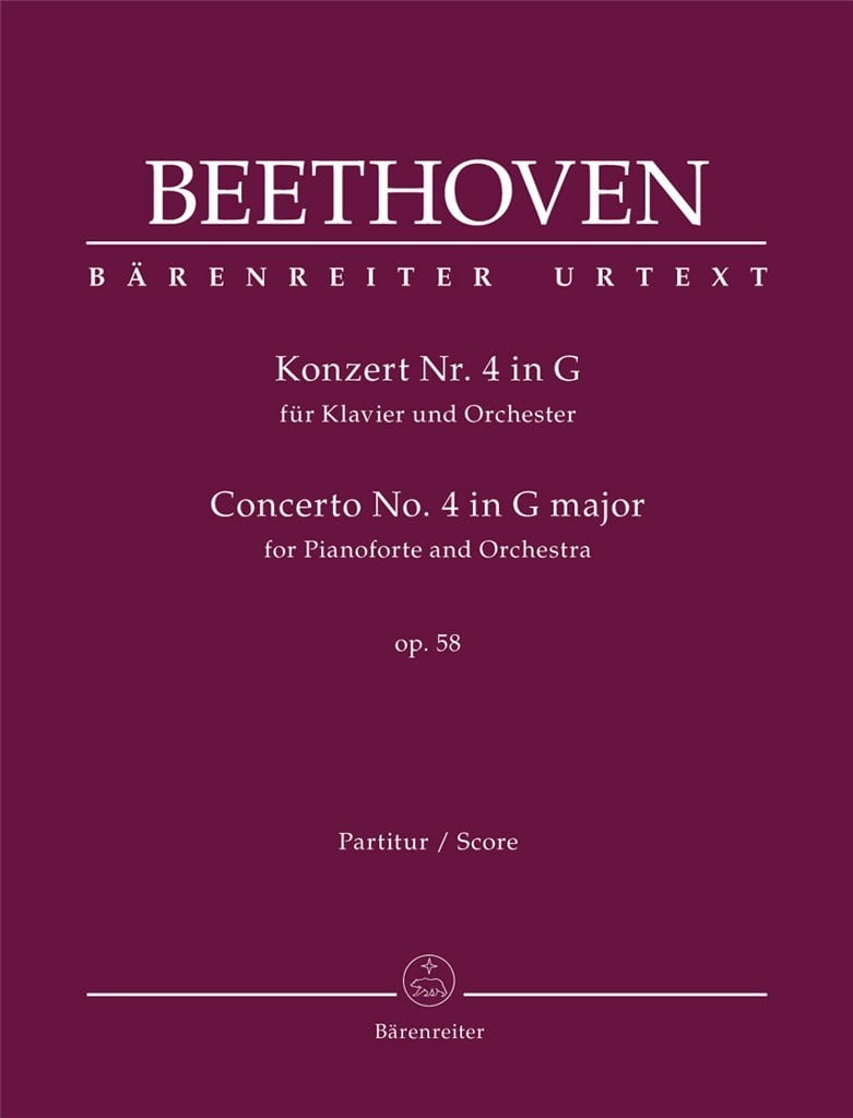 Concerto N 4 In G Major Op 58