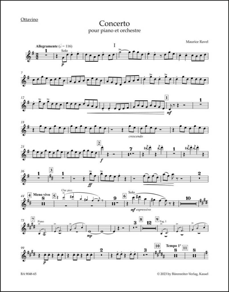 Concerto pour Piano et Orchestre