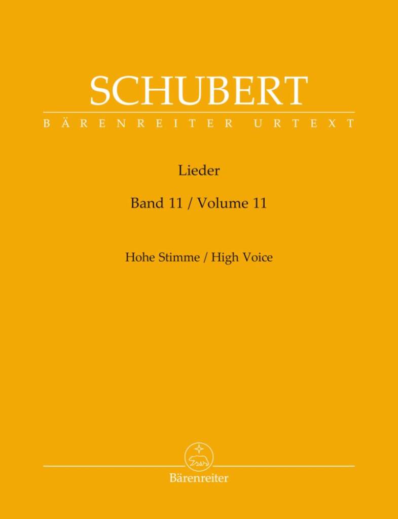 Lieder - Band 11 - Hohe Stimme