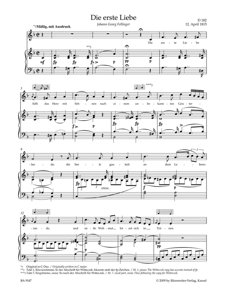 Lieder, Volume 7