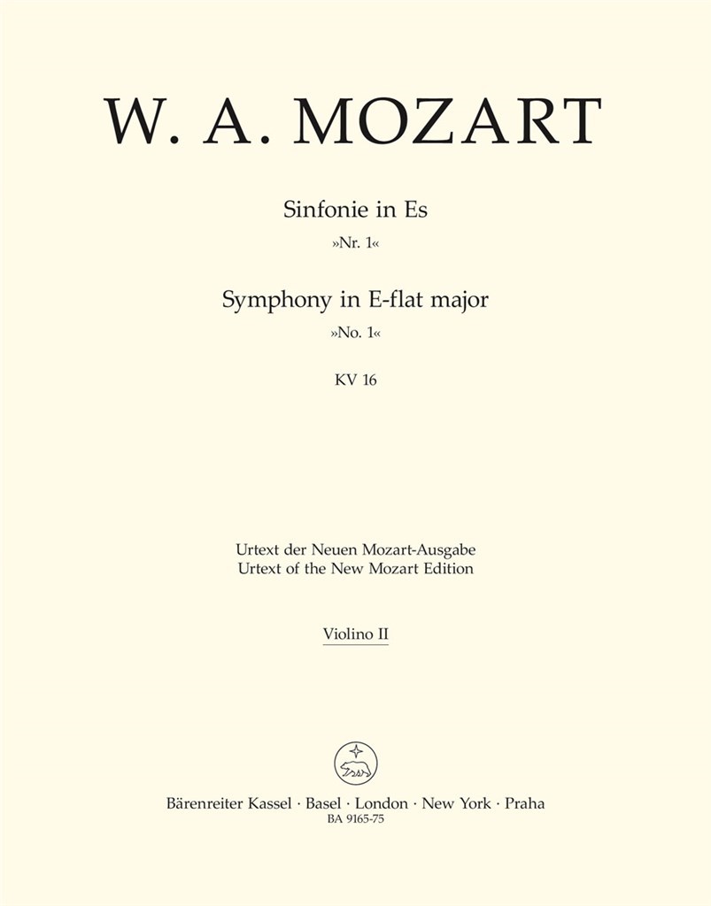 Symphony in Eb Major No. 1